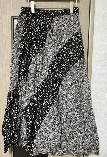 FRAPBOIS 꽃무늬 패치워크 스커트