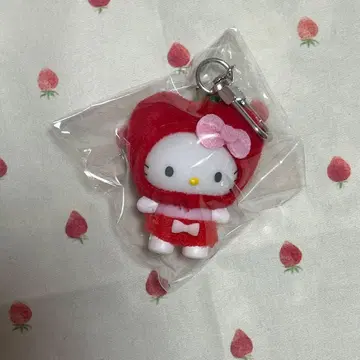 산리오 시크릿 키링 과일 치비토모 헬로키티 사과