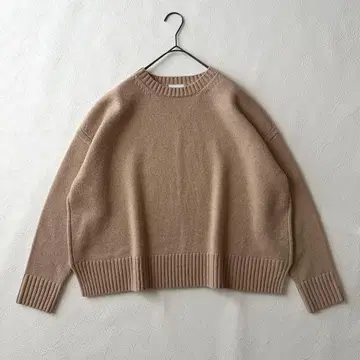 새상품급 유나이티드 애로우즈 울 캐시미어 니트 크루넥 와이드