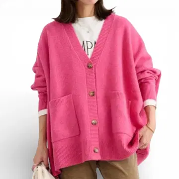 [ 최근 모델 ] 23AW 저널 스탠다드 램스울 빅 가디건