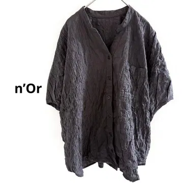 n'Or 누아르 쿠슈쿠슈 돌먼 블라우스 그레이지 여성용
