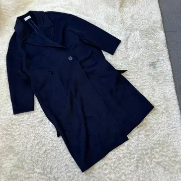 [ PLST 플라스테 ] S 사이즈 네이비 롱 코트 캐주얼 포멀