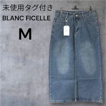 [ 미사용 택 포함 ] BLANC FICELLE 데님 스커트
