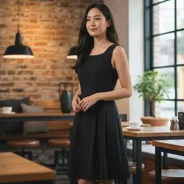 미사용 새상품 결혼식 경사 드레스 원피스 블랙 L 사이즈