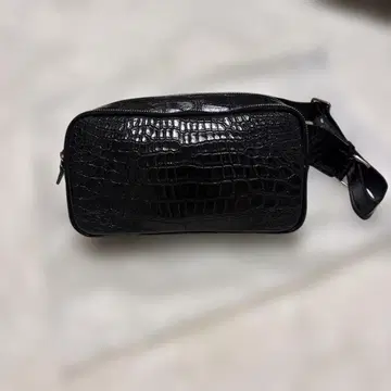 천연 가죽 크로커다일 바디백