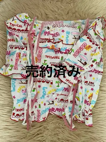 DAISY LOVERS 트로피컬 프린트 반팔 M