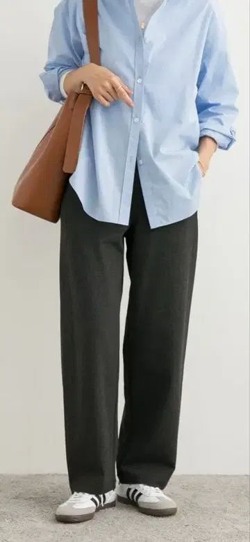 URBAN RESEARCH DOORS 분또 커브 팬츠 M 차콜 그레이