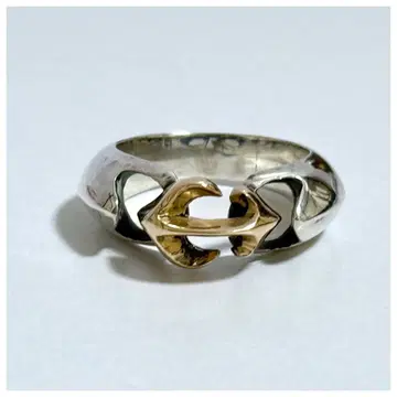 MOD PM 실버 925 10K 닻 반지