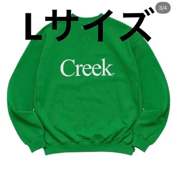 새상품 CREEK X WHIMSY / LOGO CREWNECK L 사이즈