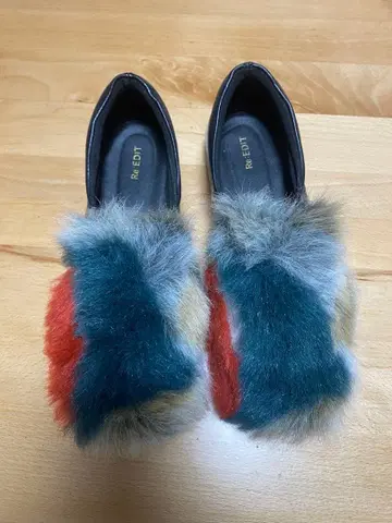 Re:EDIT 멀티 컬러 퍼 로퍼