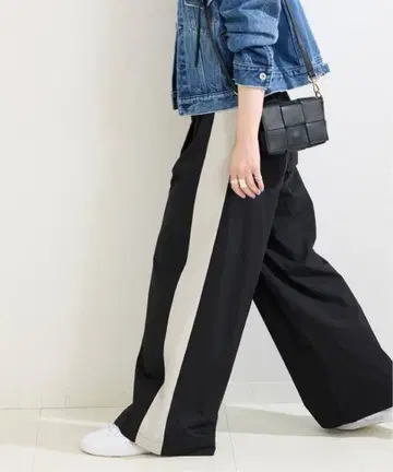 새상품급 B.C STOCK 코튼 나일론 트랙 팬츠 L 블랙