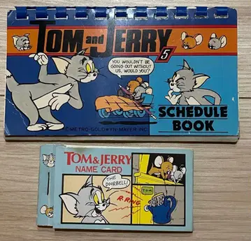톰과 제리 스케줄러 네임 카드 앤티크