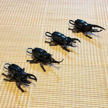 갑충왕자 무시킹 어택 피규어 4체