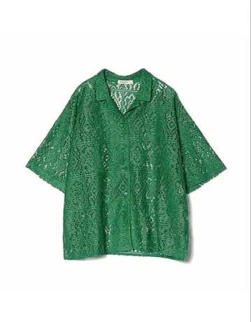 아즈노우아즈 레이스 셔츠 유리는 새상품 택 없음