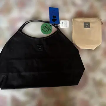 스누피 SNOOPY 나일론 블랙 토트백 세트 새상품