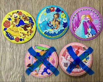 디즈니 자수 캔뱃지 3세트