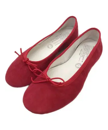 TRAVEL SHOES by Chausser 레드 리본 발레 슈즈