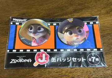 주토피아 해피 구지 캔뱃지 세트 J상 주디 미개봉