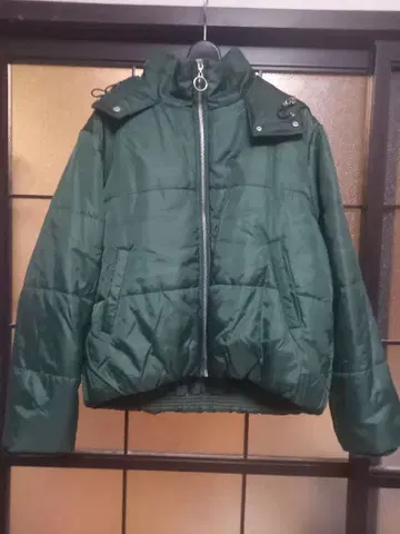 다운 자켓 그린