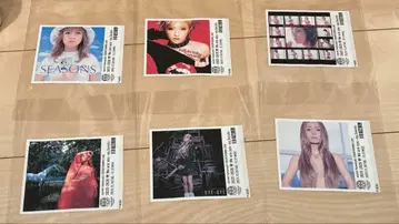 하마사키 아유미 오리지널 라벨 6개 세트 자판기 산토리 카운트다운