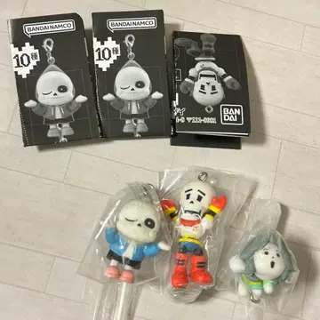 가챠가챠 UNDERTALE 쥠으로 이어지는 마스코트 3종 세트