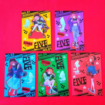 대특가 5등분의 신부 아크릴 스탠드 캐릭터 복권 스케이터 걸