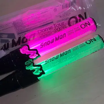 SnowMan 응원봉 2개 세트 ON