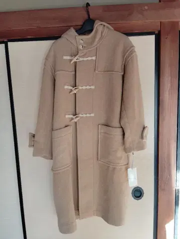 SNIDEL PONTEORTO 베이지 더플 코트