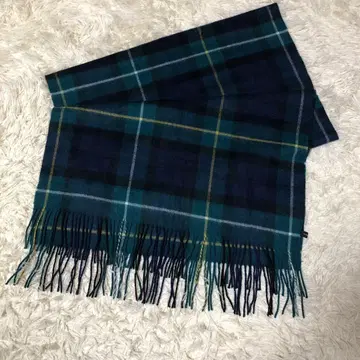 새상품급 투모로우랜드 캐시미어 대형 스톨 체크 머플러