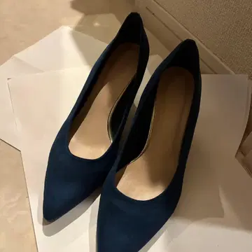 Launalea 피콕 그린 스웨이드 느낌 하이힐