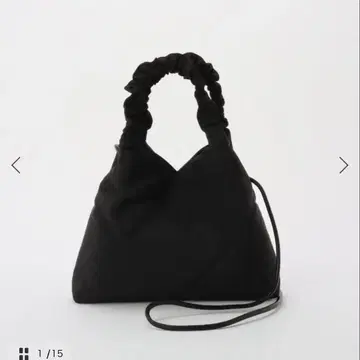 블랙 퀼팅 토트백 2WAY