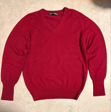 SEIBU SPORTS 빨간색 V넥 스웨터 M