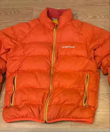 mont-bell 다운 자켓 오렌지 130cm