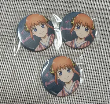 로손 은혼 카구라 캔뱃지 3개