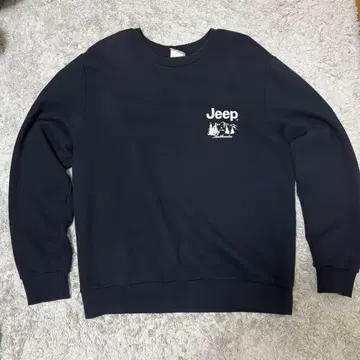[ 귀중 ] Jeep 네이비 크루넥 트레이닝복