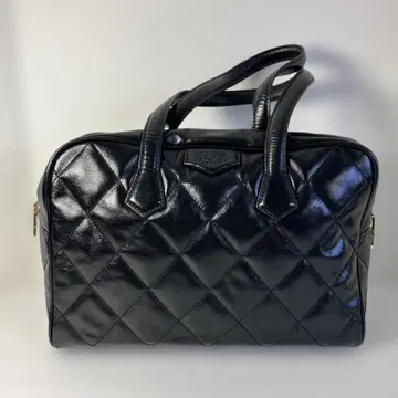 COCOCELUX GOLD 블랙 퀼팅 핸드백