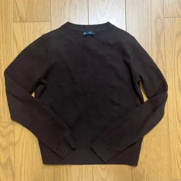 GAP 캐시미어 터치 크루넥 스웨터 브라운 XS