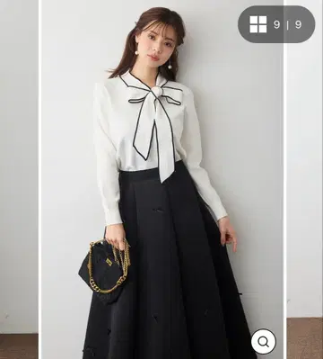 멀티 패턴 본딩 플레어 스커트 tocca tobechic 좋아하시는 분께