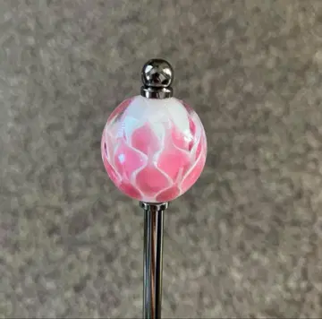 교토 헤어콤 유리 세공 머리 장식 한 개 꽂이