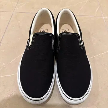 블랙 캔버스 슬립온