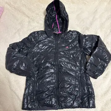 adidas 후드 부착 다운 자켓 UK12