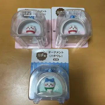 치이카와 (먼작귀) 에니마이 복권 오너먼트 3세트