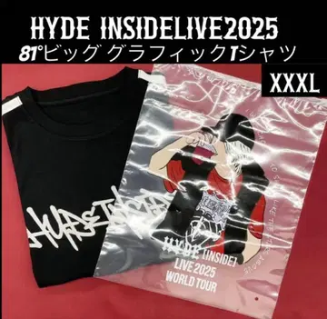 HYDE INSIDELIVE 2025 빅 T셔츠 XXXL