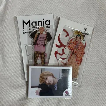 SnowMan 사쿠마 다이스케 아크릴 스탠드 & 미니 사진 세트