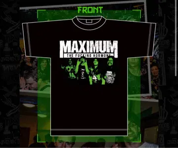 맥시멈 더 호르몬 부트 T셔츠 XXL 사이즈 공식이 진심으로 재현한 듯한