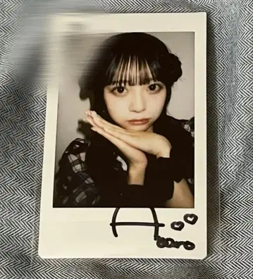 마스다 아야노 사인 포함 폴라로이드