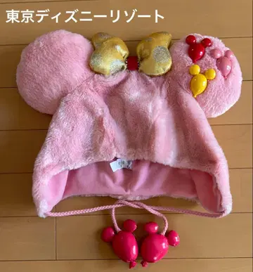 도쿄 디즈니 리조트 30주년 한정판 미키 귀 달린 핑크 모자