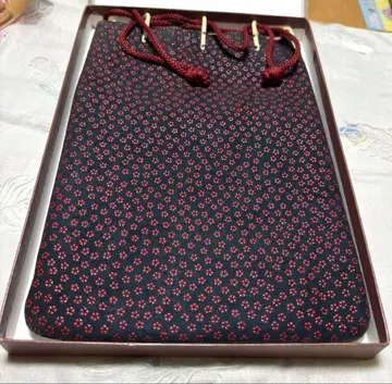 인덴야 복조리 블랙 베이스 빨간 꽃