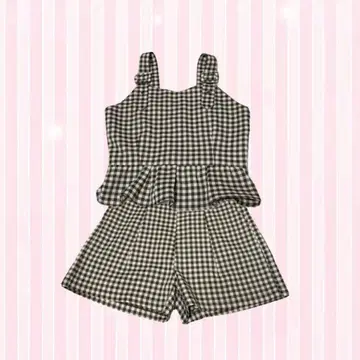 mellowneon 셋업 깅엄 체크