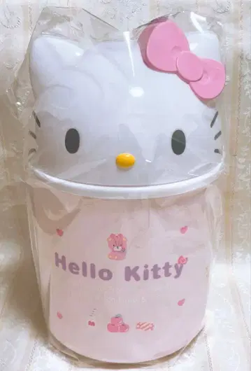 산리오 헬로키티 더스트 박스 뚜껑 포함